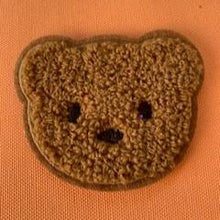 Load image into Gallery viewer, Punch needle teddy bear glue on patch