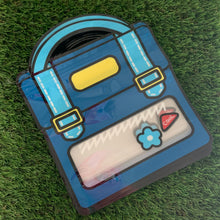 Load image into Gallery viewer, Blue Zipper Close School Bag Treat Bags 1- pack