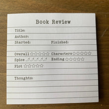 Load image into Gallery viewer, Book Review Sticky Note