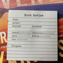 Load image into Gallery viewer, Book Review Sticky Note