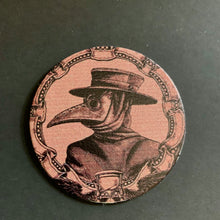 Load image into Gallery viewer, Plague Doctor Portrait Badge — Printed Leatherette