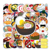 Load image into Gallery viewer, ramen with egg sticker 50 pack Japanese