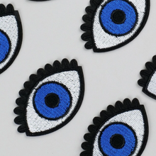 Load image into Gallery viewer, Navy Blue Evil Eye Patches - 2/pk