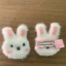 Load image into Gallery viewer, Fuzzy Bunny Clips