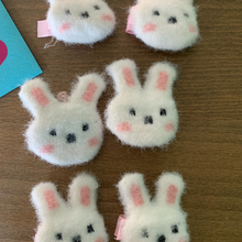 Load image into Gallery viewer, Fuzzy Bunny Clips