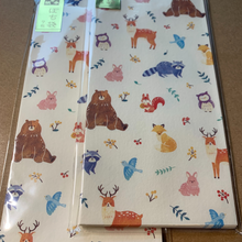Load image into Gallery viewer, Discover the magic of nature with our WhimsiWood Enchanting Forest Envelopes Set. This Japanese-crafted collection features 7 adorable envelopes adorned with pastel drawings of woodland creatures – bears, raccoons, squirrels, deer, owls, bluebirds, and rabbits. Perfect for adding charm to your correspondence!