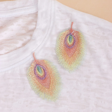 Load image into Gallery viewer, Pretty Pastel Feather Patch 2/pk