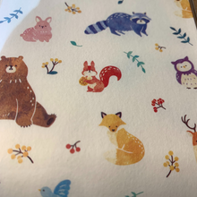 Load image into Gallery viewer, Discover the magic of nature with our WhimsiWood Enchanting Forest Envelopes Set. This Japanese-crafted collection features 7 adorable envelopes adorned with pastel drawings of woodland creatures – bears, raccoons, squirrels, deer, owls, bluebirds, and rabbits. Perfect for adding charm to your correspondence!