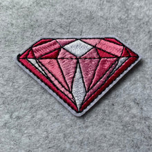 Load image into Gallery viewer, Geometric pink diamond iron on patch