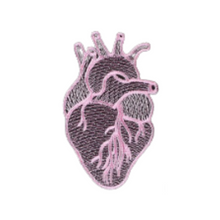 Load image into Gallery viewer, pink anatomical hear iron on patch