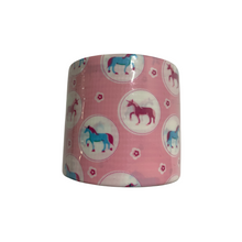 Load image into Gallery viewer, Cute cartoon unicorn-themed duct tape. Perfect for crafts, gift wrap, and extra special repairs! pink.