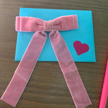 Load image into Gallery viewer, Pink Velvet Bow Clip