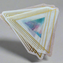 Load image into Gallery viewer, Hot Foil Mystical  triangle Stickers