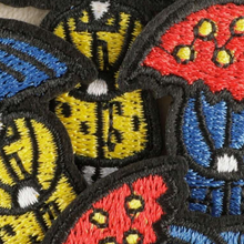 Load image into Gallery viewer, embroidered umbrella patch girl