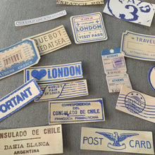 Load image into Gallery viewer, vintage postage stickers