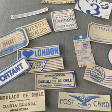 Load image into Gallery viewer, vintage postage stickers