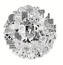 Load image into Gallery viewer, Black & White Graphic Stickers