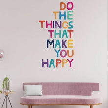 Load image into Gallery viewer, do the things decal over couch