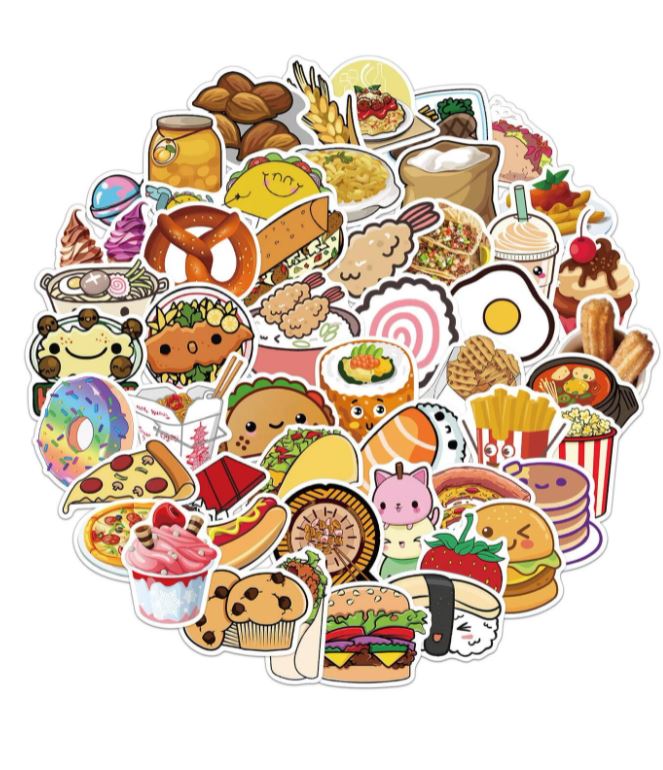 Mega-Pack of Foodie Stickers – Ah! The Element of Surprise