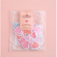 Load image into Gallery viewer, mini heart stickers in clear package