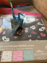 Load image into Gallery viewer, Chiyogami - Origami Paper - 4 Designs/Pk
