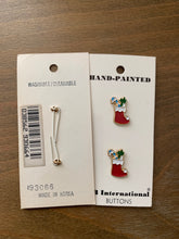 Load image into Gallery viewer, Vintage JHB International Christmas Stocking Buttons