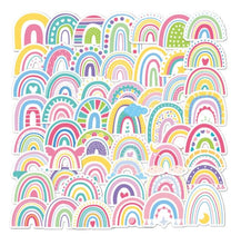 Load image into Gallery viewer, Pastel Rainbow Stickers