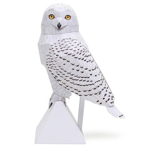 Snowy Owl 3D Paper Model