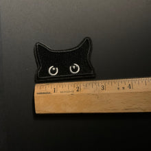 Load image into Gallery viewer, Peeking Black Cat Patch Set
