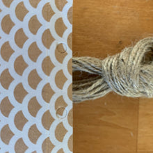 Load image into Gallery viewer, Cardstock Cottage Jute Twine for hanging as ornaments

