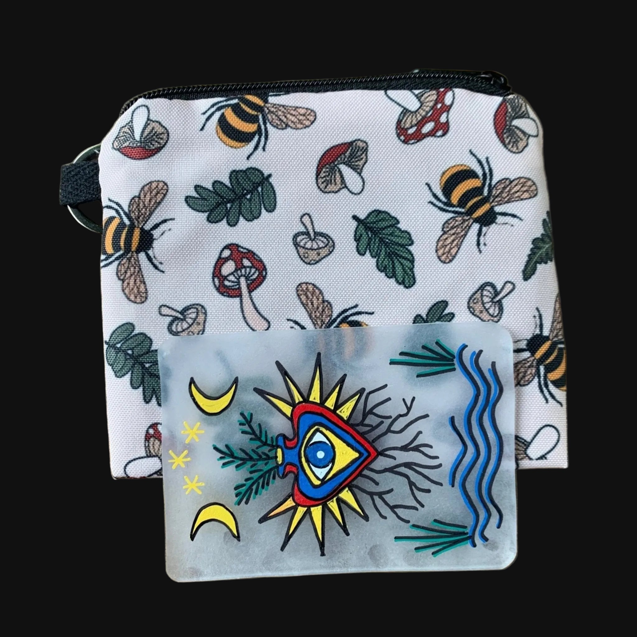 Bee and Mushroom Pouch