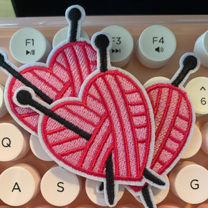 Yarn Heart Patch Set