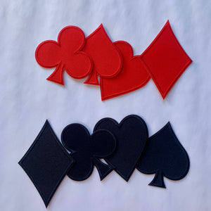 Playing Card Suit Patch Set