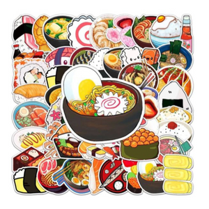 ramen with egg sticker 50 pack Japanese