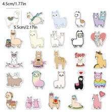 Load image into Gallery viewer, alapaca and llama stickers 2&quot; from elementah.com
