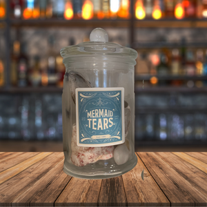 Dive into the depths of Halloween enchantment with our captivating Mermaid Tears Nature Witch Apothecary Jar – a spellbinding treasure that will transport you to the mystical realm of underwater wonders!