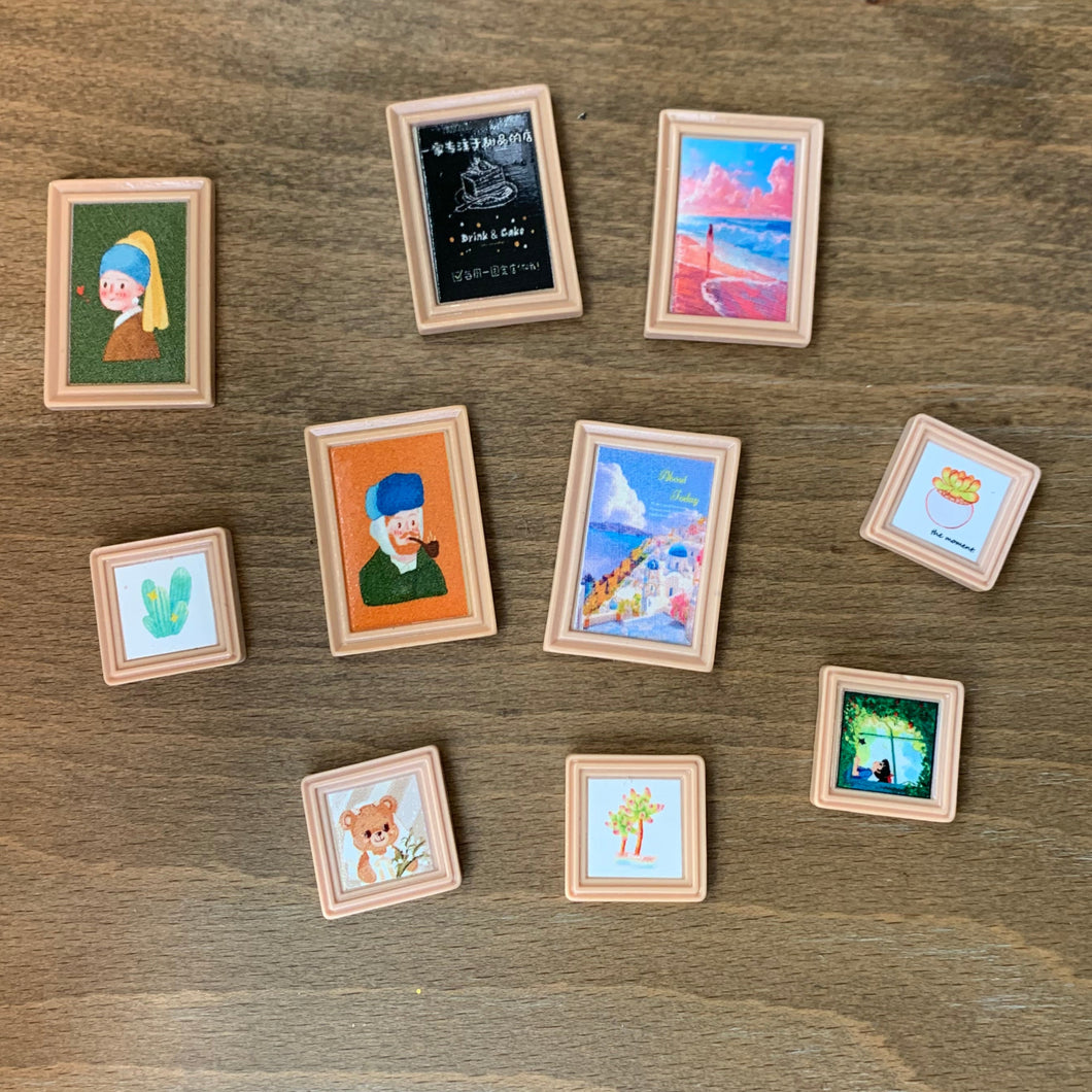 Miniature Picture Frames 10-Pack