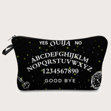 Load image into Gallery viewer, Ouija zippered make up bag waterproof
