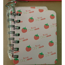 Load image into Gallery viewer, Mini Strawberry Notebook Keychain
