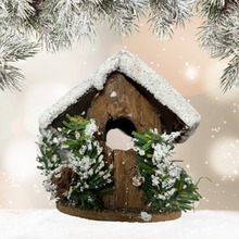 Load image into Gallery viewer, Tree Bark Birdhouse Ornaments, Vintage Nature-Inspired Bird Nest Holiday Decor
