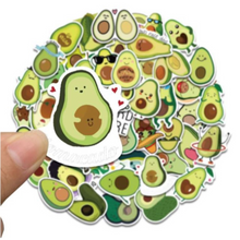 Load image into Gallery viewer, avocado sticker pack
