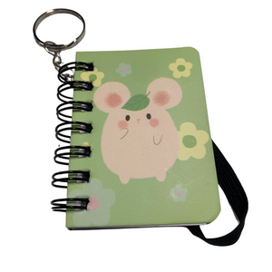 Tiny but mighty! These adorable keychain notebooks are your go-to for on-the-go lists. Never miss a detail with their compact design, measuring just 2.6" x 1.8".