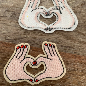 Heart Hands TPD Patch Iron On