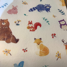 Load image into Gallery viewer, Discover the magic of nature with our WhimsiWood Enchanting Forest Envelopes Set. This Japanese-crafted collection features 7 adorable envelopes adorned with pastel drawings of woodland creatures – bears, raccoons, squirrels, deer, owls, bluebirds, and rabbits. Perfect for adding charm to your correspondence!
