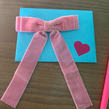 Load image into Gallery viewer, Pink Velvet Bow Clip
