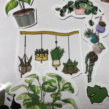 Load image into Gallery viewer, Plant Stickers 49/pack

