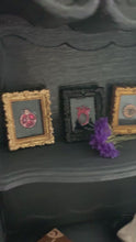 Load and play video in Gallery viewer, Dark Romance Altar Set — 3 Miniature Baroque Frames

