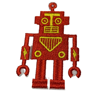 Red, Green, Black Embroidered Robot Patches. 3pcs/set of Embroidered Robot Iron On Patches. Transform everyday items into personalized creations that showcase your individuality. These patches are ideal for embellishing bags, towels, clothing, stockings, hats, crafts, and decorations.