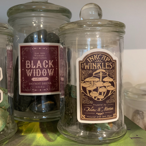Inkcap Winkles Apothecary Jar