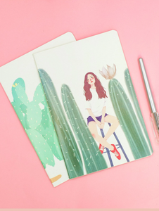 Cactus Girl Notebook